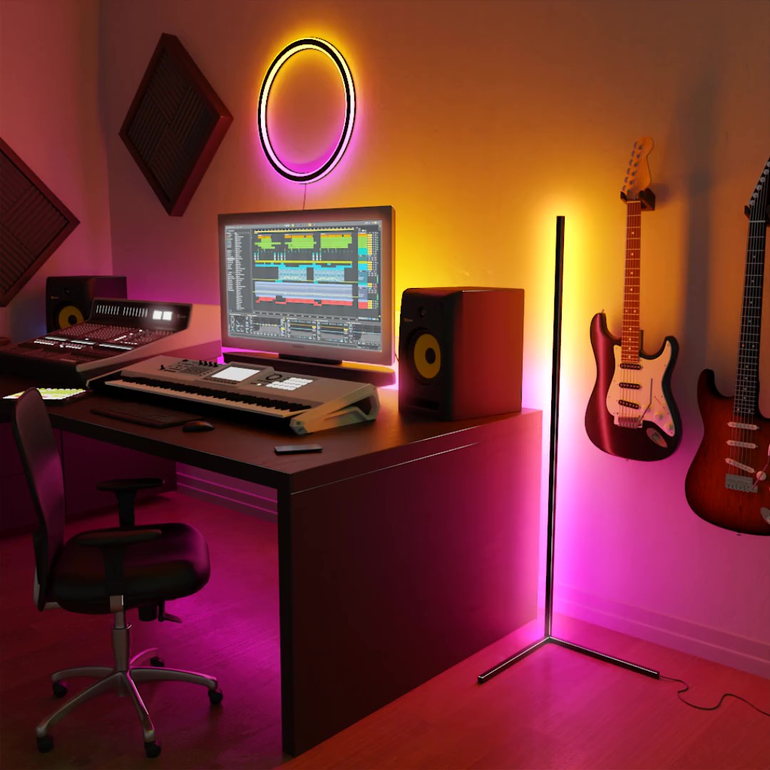 LED Color Changing Corner Lamp