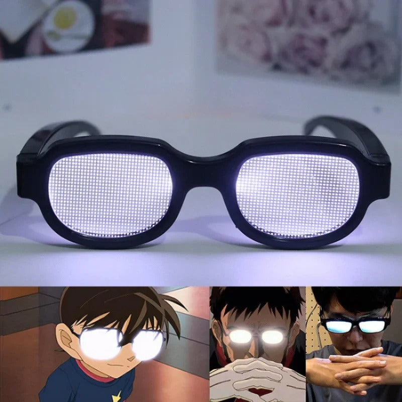Cosplay LED Conan Glasses