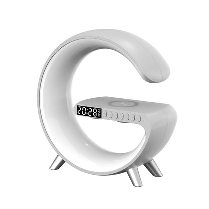 PacificVenue™ 4-in-1 Alarm Clock, Mood Light, Speaker & Wireless Charger
